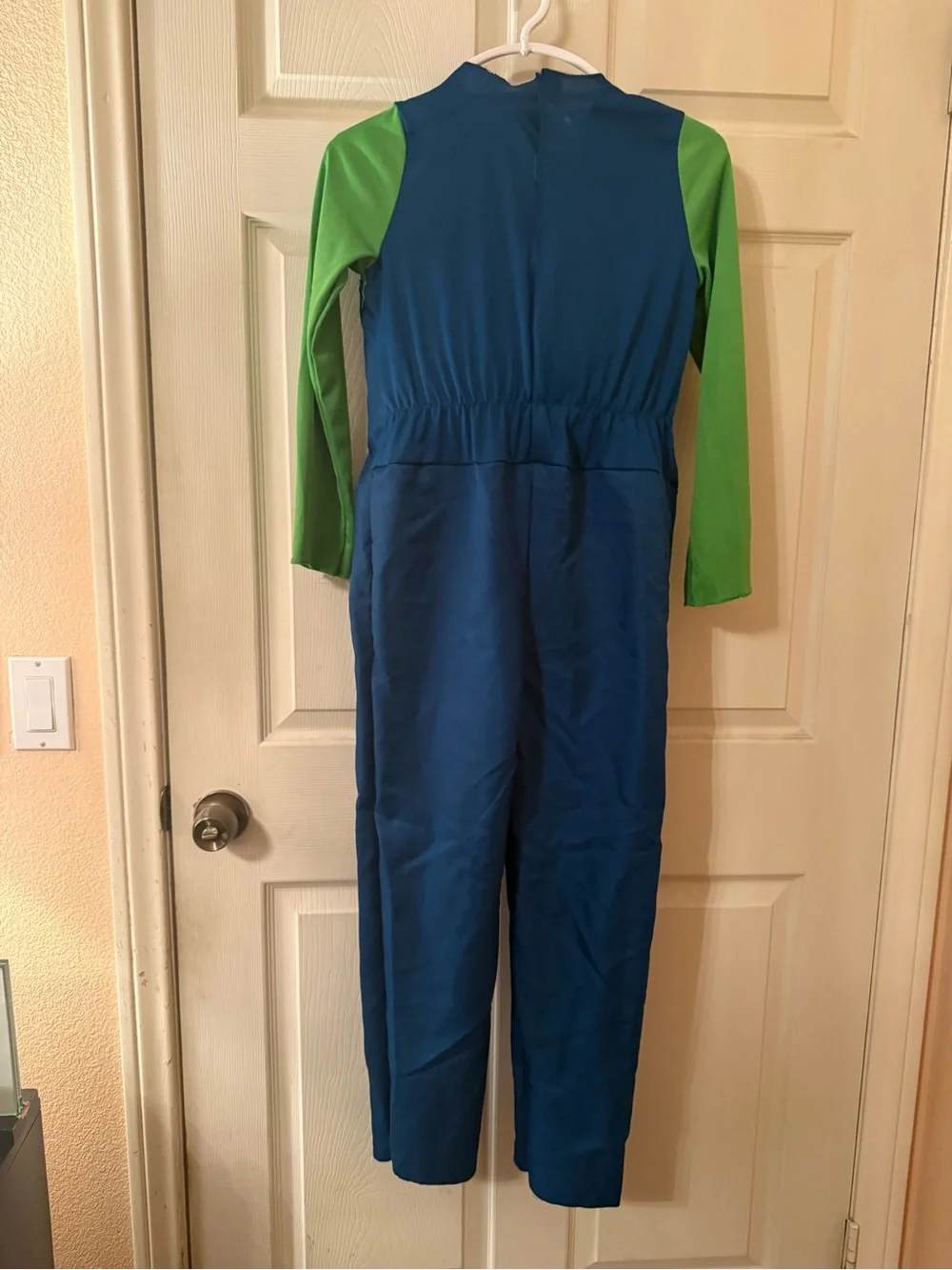 Nintendo Luigi Kids Super Mario Costume - Green & Blue Padded Belly